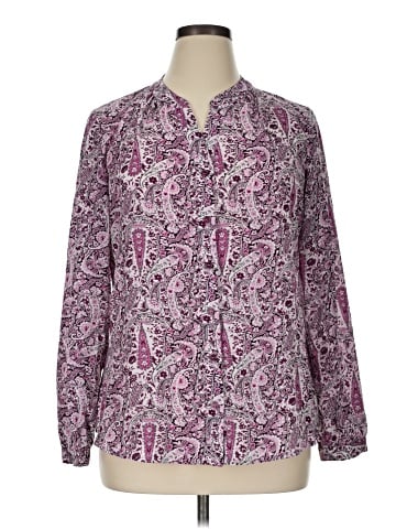Laura Scott Long Sleeve Blouse (view 1)