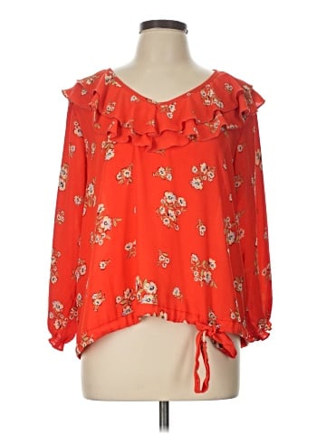 Democracy 3/4 Sleeve Blouse (view 1)