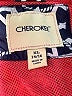Cherokee 100% Polyester Print Blue Raincoat Size 14 - 16 - photo 3