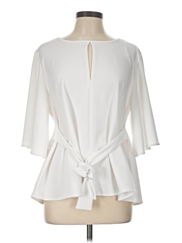 JM Studio 3/4 Sleeve Blouse (view 1)