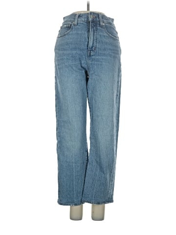 Madewell The '90s Straight Jean in Rondell Wash: Crease Edition (view 1)