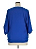 Venus 100% Polyester Blue 3/4 Sleeve Blouse Size XL - photo 2