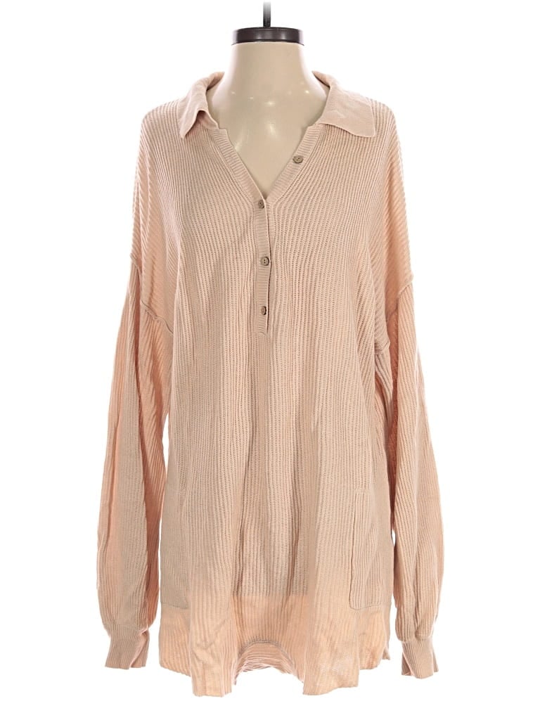 Pre-owned Fp Beach Pullover Sweater In Tan