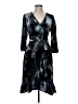 Cato Tie-dye Black Blue Cocktail Dress Size M - photo 1