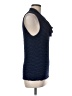 Deletta Blue Sleeveless Top Size M - photo 4