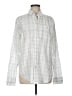 Assorted Brands 100% Cotton Plaid Ivory Long Sleeve Button-Down Shirt Size M - photo 1