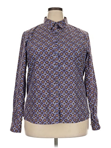 Lands' End Long Sleeve Button-Down Shirt (view 1)