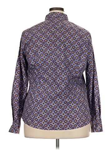 Lands' End Long Sleeve Button-Down Shirt (view 2)
