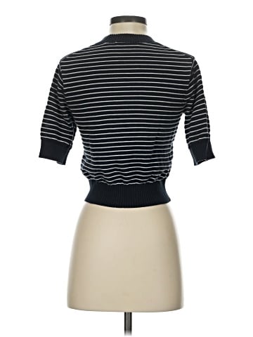 Madewell Textural-Stitch Crewneck Sweater in 100% Cotton (view 2)