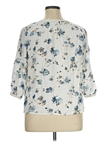 SONOMA life + style 3/4 Sleeve Blouse (view 2)
