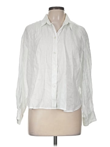 H&M 3/4 Sleeve Button-Down Shirt (view 1)