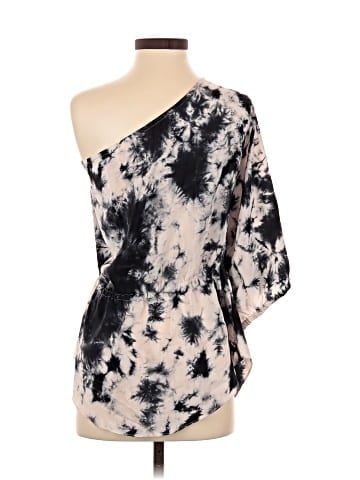 Rebecca Taylor 3/4 Sleeve Silk Top (view 2)