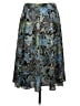 Appleseeds 100% Polyester Paisley Blue Formal Skirt Size M (petite) - photo 2