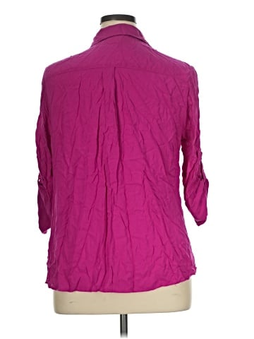 Leyla 3/4 Sleeve Button-Down Shirt (view 2)