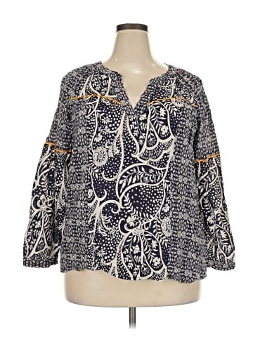 Tribal 3/4 Sleeve Blouse (view 1)