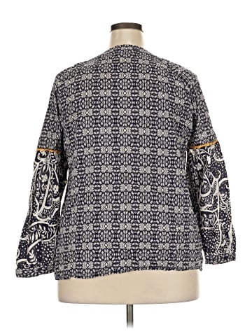 Tribal 3/4 Sleeve Blouse (view 2)