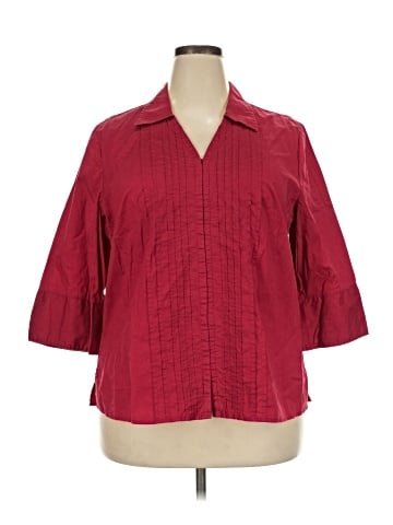 Venezia 3/4 Sleeve Button-Down Shirt (view 1)
