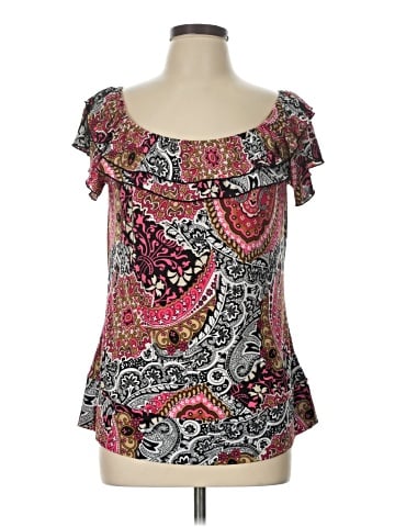 Essentials by Milano Short Sleeve Blouse (view 1)