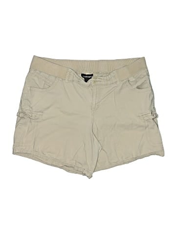 Lane Bryant Khaki Shorts (view 1)