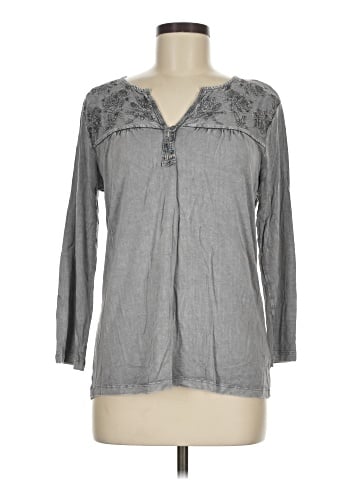 Solitaire Long Sleeve Blouse (view 1)