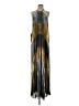 BCBGMAXAZRIA 100% Polyester Silver Gold Casual Dress Size S - photo 1