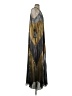 BCBGMAXAZRIA 100% Polyester Silver Gold Casual Dress Size S - photo 4