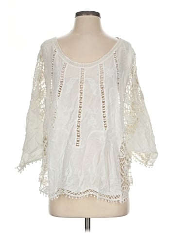 Coco + Carmen 3/4 Sleeve Blouse (view 1)