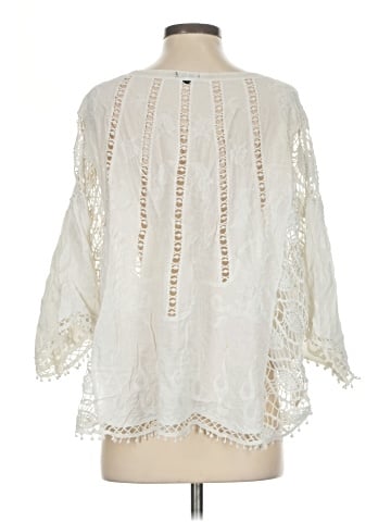 Coco + Carmen 3/4 Sleeve Blouse (view 2)