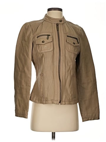 MICHAEL Michael Kors Leather Jacket (view 1)