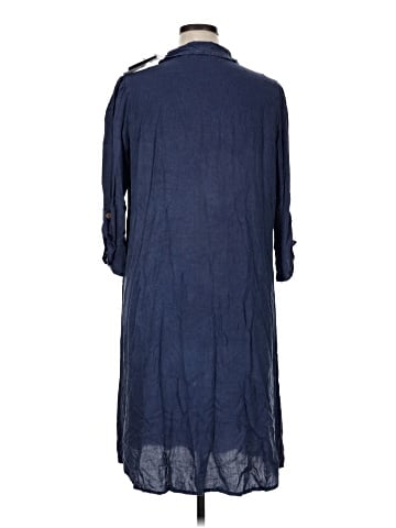 Mlle Gabrielle 3/4 Sleeve Button-Down Shirt (view 2)