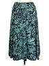 Perceptions Paisley Teal Casual Skirt Size 14 - photo 2