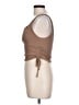 Audrey 3+1 Brown Sleeveless Top Size L - photo 5