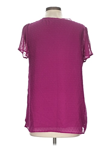 Skies Are Blue Short Sleeve Blouse (view 2)