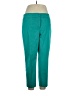 Talbots Outlet Solid Teal Casual Pants Size 14 - photo 1