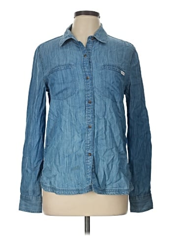 RVCA Long Sleeve Button-Down Shirt (view 1)