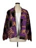 Ashley Stewart Print Purple Jacket Size 34 waist - photo 1