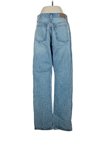 Madewell The '90s Straight Jean in Mercer Wash (view 2)