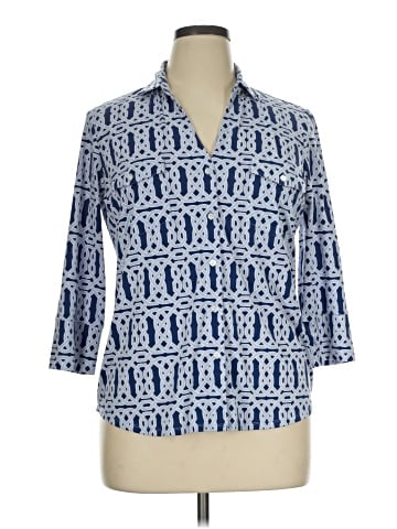 J. McLaughlin 3/4 Sleeve Blouse (view 1)