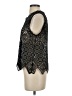 Deletta 100% Polyester Black Sleeveless Blouse Size S - photo 5