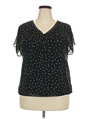 Apostrophe Short Sleeve Blouse (view 1)