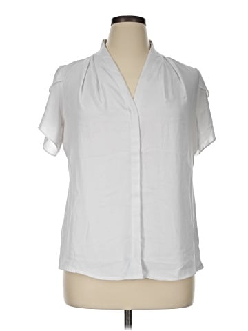 Calvin Klein Short Sleeve Blouse (view 1)