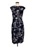 Connected Apparel Print Black Cocktail Dress Size 8 - photo 2