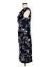 Connected Apparel Print Black Cocktail Dress Size 8 - photo 5