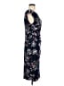 Connected Apparel Print Black Cocktail Dress Size 8 - photo 4