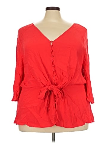 Ellos 3/4 Sleeve Blouse (view 1)