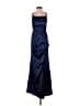 Unbranded 100% Polyester Blue Cocktail Dress Size 4 - photo 1