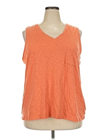 a.n.a. A New Approach Sleeveless T-Shirt (view 1)