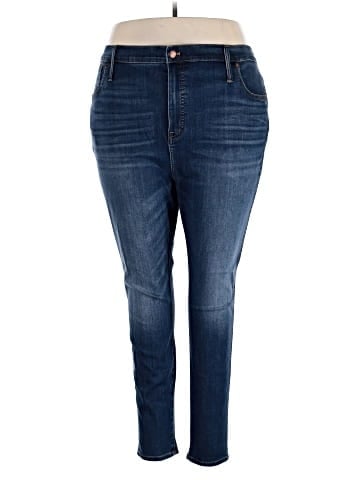 Madewell 10" High-Rise Skinny Jeans in Danny Wash: TENCEL&trade; Denim Edition (view 1)