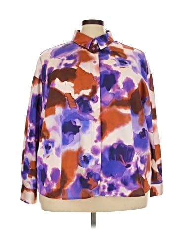 ELOQUII Long Sleeve Blouse (view 1)