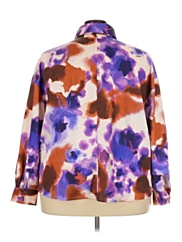 ELOQUII Long Sleeve Blouse (view 2)